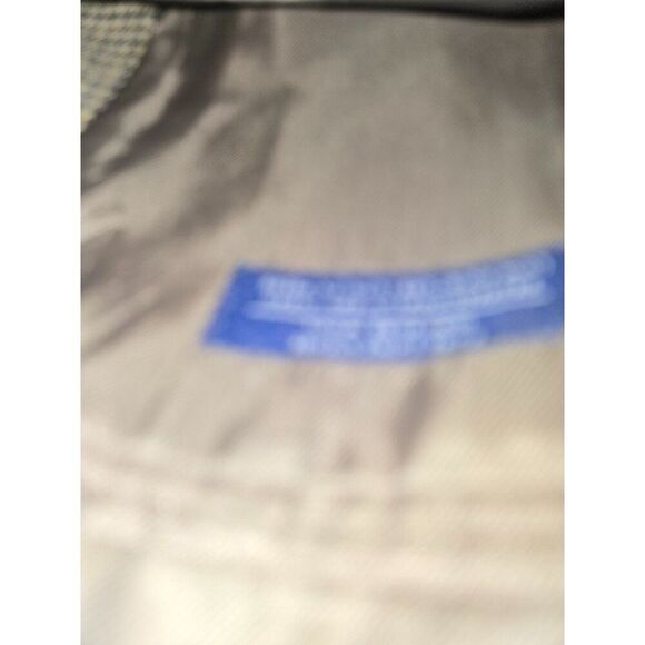 Handmade Scottish Wool Plaid Belt Bag W Brown Leather Strap & Button Accents - Picture 4 of 6